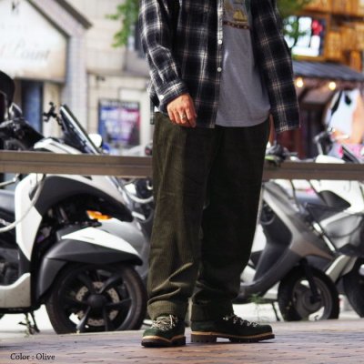 画像11: ＜30%OFF＞ENGINEERED GARMENTS（エンジニアードガーメンツ）ANDOVER PANT（アンドーバーパンツ）"Cotton 4.5W Corduroy" / Olive（オリーブ）※Sサイズのみ