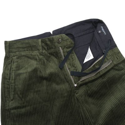 画像4: ＜30%OFF＞ENGINEERED GARMENTS（エンジニアードガーメンツ）ANDOVER PANT（アンドーバーパンツ）"Cotton 4.5W Corduroy" / Olive（オリーブ）※Sサイズのみ