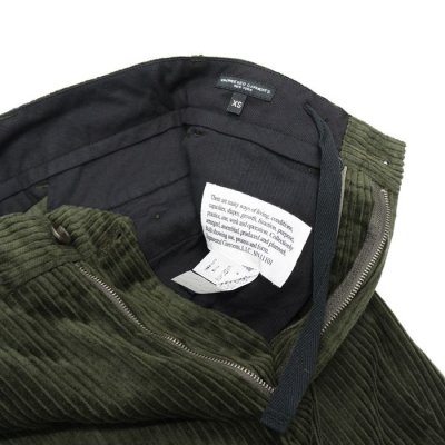画像5: ＜30%OFF＞ENGINEERED GARMENTS（エンジニアードガーメンツ）ANDOVER PANT（アンドーバーパンツ）"Cotton 4.5W Corduroy" / Olive（オリーブ）※Sサイズのみ