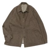 KAPTAIN SUNSHINE（キャプテンサンシャイン）Coverall Jacket（カバーオールジャケット）10.5oz TWISTED SELVEDGE DENIM/Brown（ブラウン）