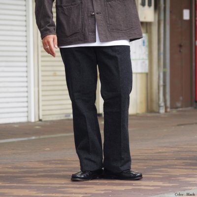 画像11: 【PointUp10%11/10迄】KAPTAIN SUNSHINE(キャプテンサンシャイン)Skate Shoecut Denim Pants(スケートシューカットデニムパンツ)/ Black One Wash(ブラックワンウォッシュ)【裾上げ無料】