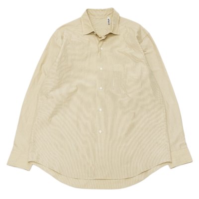 画像1: KAPTAIN SUNSHINE（キャプテンサンシャイン）Cotton Semi Spread Collar Shirt（コットンセミスプレッドカラーシャツ）WASHED FINX LIGHT WEATHER STRIPE/Pin Stripe（ピンストライプ）