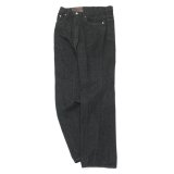 KAPTAIN SUNSHINE（キャプテンサンシャイン）Skate Shoecut Denim Pants（スケートシューカットデニムパンツ）13.5oz SELVEDGE DENIM/Black One Wash（ブラックワンウォッシュ）【裾上げ無料】
