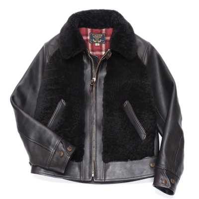 画像1: Y'2 LEATHER（ワイツーレザー）ECO HORCE GRIZZLY JACKET（エコホースグリズリージャケット）25th Anniversary Limited/Black（ブラック）