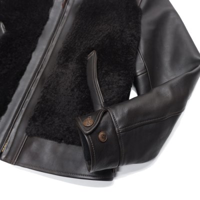 画像6: 【PointUp10%11/10迄】Y'2 LEATHER（ワイツーレザー）ECO HORCE GRIZZLY JACKET（エコホースグリズリージャケット）25th Anniversary Limited/Black（ブラック）