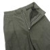 画像3: A VONTADE（アボンタージ）1 Tuck Easy Trousers（1タックイージートラウザーズ）Shuttle Buff Cloth/Charcoal（チャコールグレー）【裾上げ無料】