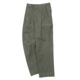 A VONTADE（アボンタージ）1 Tuck Easy Trousers（1タックイージートラウザーズ）Shuttle Buff Cloth/Charcoal（チャコールグレー）【裾上げ無料】