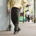 画像11: *A VONTADE（アボンタージ）1 Tuck Easy Trousers（1タックイージートラウザーズ）”Shuttle Buff Cloth" / Charcoal（チャコールグレー）【裾上げ無料】