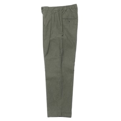 画像2: *A VONTADE（アボンタージ）1 Tuck Easy Trousers（1タックイージートラウザーズ）”Shuttle Buff Cloth" / Charcoal（チャコールグレー）【裾上げ無料】