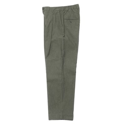 画像2: A VONTADE（アボンタージ）1 Tuck Easy Trousers（1タックイージートラウザーズ）Shuttle Buff Cloth/Charcoal（チャコールグレー）【裾上げ無料】