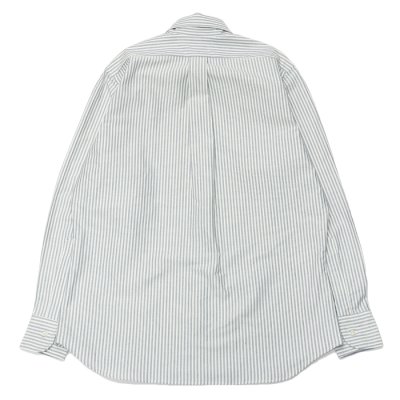 画像2: INDIVIDUALIZED SHIRTS（インディビジュアライズドシャツ）Classic Fit B.D. Shirt（クラシックフィットボタンダウンシャツ）"VINTAGE CANDY STRIPE"/Ivory×Navy（アイボリー×ネイビー）※14Hサイズのみ
