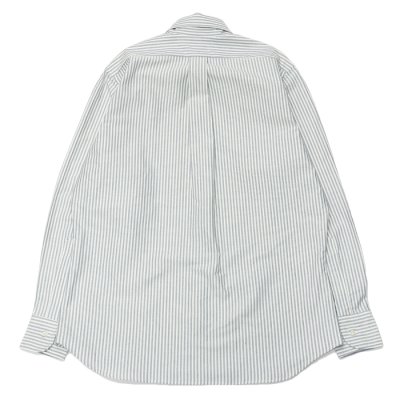 画像2: INDIVIDUALIZED SHIRTS（インディビジュアライズドシャツ）Classic Fit B.D. Shirt（クラシックフィットボタンダウンシャツ）"VINTAGE CANDY STRIPE"/Ivory×Navy（アイボリー×ネイビー）