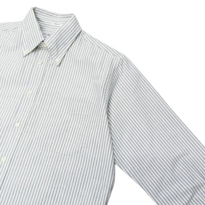 画像4: INDIVIDUALIZED SHIRTS(インディビジュアライズドシャツ)Classic Fit B.D. Shirt(クラシックフィットボタンダウンシャツ)"VINTAGE CANDY STRIPE" / Ivory×Navy(アイボリー×ネイビー)
