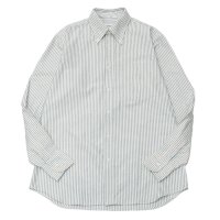 INDIVIDUALIZED SHIRTS（インディビジュアライズドシャツ）Classic Fit B.D. Shirt（クラシックフィットボタンダウンシャツ）"VINTAGE CANDY STRIPE"/Ivory×Navy（アイボリー×ネイビー）※14Hサイズのみ