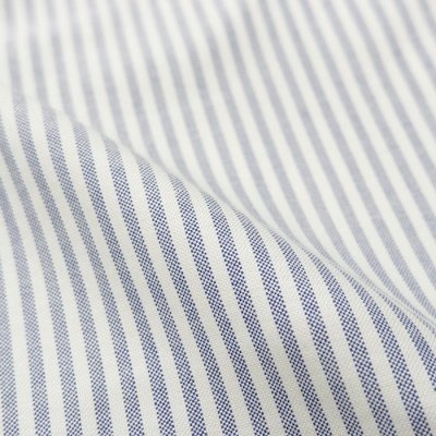 画像7: INDIVIDUALIZED SHIRTS(インディビジュアライズドシャツ)Classic Fit B.D. Shirt(クラシックフィットボタンダウンシャツ)"VINTAGE CANDY STRIPE" / Ivory×Navy(アイボリー×ネイビー)