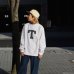 画像12: ※Exclusive※ blurhmsROOTSTOCK（ブラームスルーツストック）Soft&Hard Sweat Crew Neck P.O "T-50"（ソフト&ハードスウェットクルーネックプルオーバー"T-50"）Heather White / Navy×Yellow（ネイビー×イエロー）