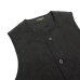 画像3: *A VONTADE（アボンタージ）CW Piping Vest（CWパイピングベスト）”British Wool Cotton Mil. Serge" / Dk.Charcoal（ダークチャコール）