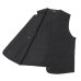 画像7: *A VONTADE（アボンタージ）CW Piping Vest（CWパイピングベスト）”British Wool Cotton Mil. Serge" / Dk.Charcoal（ダークチャコール）