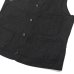 画像5: *A VONTADE（アボンタージ）CW Piping Vest（CWパイピングベスト）”British Wool Cotton Mil. Serge" / Dk.Charcoal（ダークチャコール）