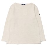 SAINT JAMES（セントジェームス）DOUBLEFACE SWEATER（ダブルフェースセーター）/ECUME CHINE（霜降りライトベージュ）