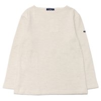 SAINT JAMES（セントジェームス）DOUBLEFACE SWEATER（ダブルフェースセーター）/ECUME CHINE（霜降りライトベージュ）