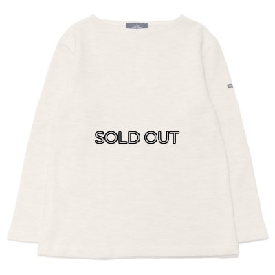 画像1: SAINT JAMES（セントジェームス）DOUBLEFACE SWEATER（ダブルフェースセーター）/ECUME CHINE（霜降りライトベージュ）