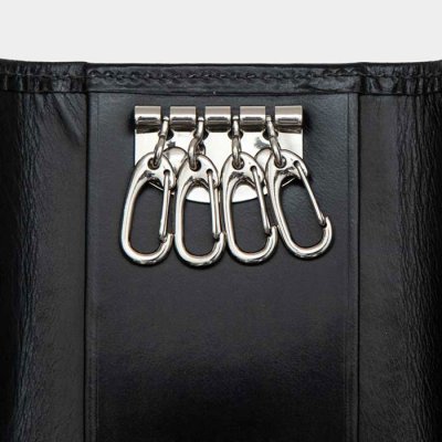 画像9: BEORMA(ベオーマ)3 FOLD KEY CASE(3つ折りキーケース)/Black(ブラック)