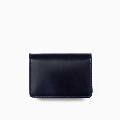 画像1: BEORMA（ベオーマ）GUSSETED CARD CASE（ガセットカードケース）/Navy（ネイビー）