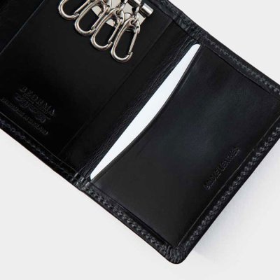 画像6: BEORMA(ベオーマ)3 FOLD KEY CASE(3つ折りキーケース)/Black(ブラック)