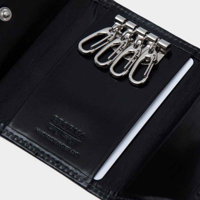 画像7: BEORMA(ベオーマ)3 FOLD KEY CASE(3つ折りキーケース)/Black(ブラック)