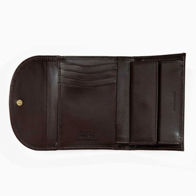 画像2: BEORMA（ベオーマ）3 FOLD WALLET（3つ折りウォレット）/Dark Brown（ダークブラウン）