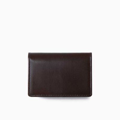 画像1: BEORMA（ベオーマ）GUSSETED CARD CASE（ガセットカードケース）/Dark Brown（ダークブラウン）