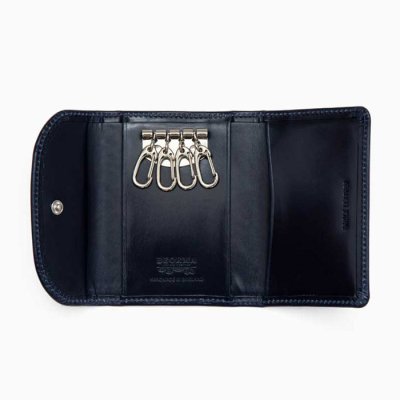 画像2: BEORMA（ベオーマ）3 FOLD KEY CASE（3つ折りキーケース）/Navy（ネイビー）