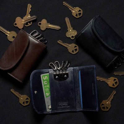 画像3: BEORMA(ベオーマ)3 FOLD KEY CASE(3つ折りキーケース)/Black(ブラック)