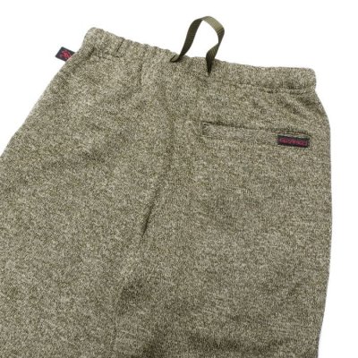 画像6: Gramicci（グラミチ）BONDING KNIT FLEECE NARROW RIB PANT（ボンディングニットフリースナローリブパンツ）/ Heather Olive（ヘザーオリーブ）
