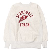 Champion（チャンピオン）REVERSE WEAVE 2ND PATENT CREW NECK SWEATSHIRT（リバースウィーブ2NDパテントクルーネックスウェットシャツ）/Silver Gray×Maroon（シルバーグレー×マルーン）TRUE TO ARCHIVES