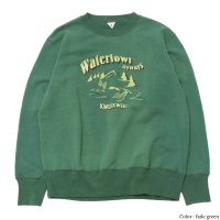 ＜40%OFF＞FilMelange（フィルメランジェ）VANCE（ヴァンス）"ヴィンテージムラ染め裏毛" / Fade Green（フェードグリーン）