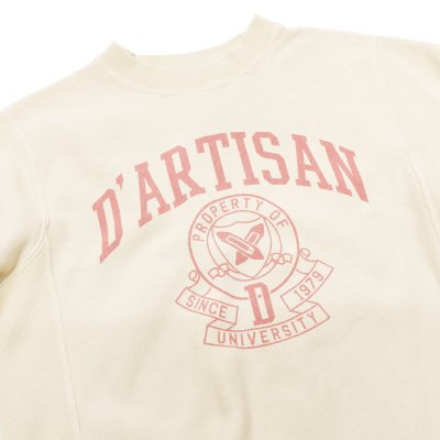 画像9: STUDIO D'ARTISAN(ステュディオ・ダ・ルチザン)リバーススウェット/Ivory(アイボリー)・Yellow(イエロー)・Orange(オレンジ)