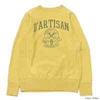 ＜40％OFF＞STUDIO D'ARTISAN（ステュディオ・ダ・ルチザン）リバーススウェット/ Yellow（イエロー）※XLサイズのみ