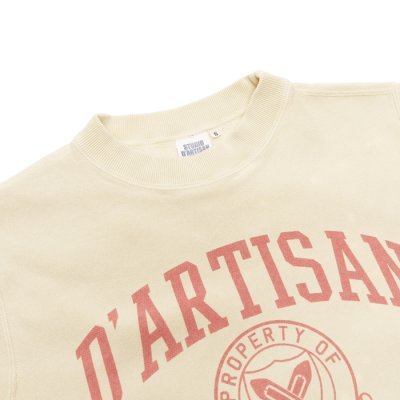 画像8: STUDIO D'ARTISAN(ステュディオ・ダ・ルチザン)リバーススウェット/Ivory(アイボリー)・Yellow(イエロー)・Orange(オレンジ)