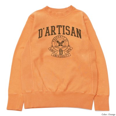 画像6: STUDIO D'ARTISAN(ステュディオ・ダ・ルチザン)リバーススウェット/Ivory(アイボリー)・Yellow(イエロー)・Orange(オレンジ)