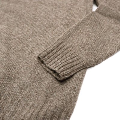 画像5: ★ポイント１０％（12/8迄）INVERALLAN（インバーアラン）Roll Neck Saddle Shoulder Sweater（ロールネックサドルショルダーセーター）"Geelong Lambswool" / Elk（エルク）