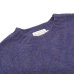 画像3: INVERALLAN（インバーアラン）Crew Neck Saddle Shoulder Sweater（クルーネックサドルショルダーセーター）Supersoft Shetland/Royal Violet（ロイヤルバイオレット）