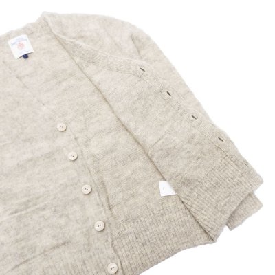 画像10: J.PRESS（J.プレス）SADDLE CARDIGAN（サドルカーディガン）”SHETLAND WOOL SHAGGY DOG" / Gray（グレー）・Navy（ネイビー）