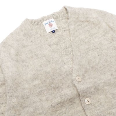 画像6: J.PRESS（J.プレス）SADDLE CARDIGAN（サドルカーディガン）”SHETLAND WOOL SHAGGY DOG" / Gray（グレー）・Navy（ネイビー）