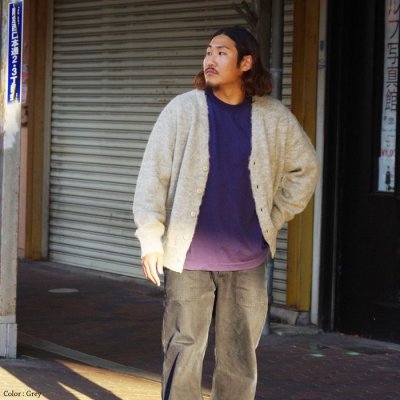 画像13: J.PRESS（J.プレス）SADDLE CARDIGAN（サドルカーディガン）”SHETLAND WOOL SHAGGY DOG" / Gray（グレー）・Navy（ネイビー）