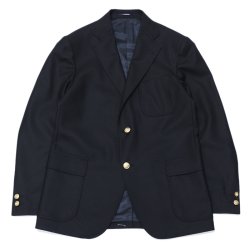 J.PRESS（J.プレス）3B BLAZER（3Bブレザー）PEPPIN MERINO SAXONY/Navy（ネイビー）