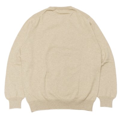 画像2: John Laing（ジョンレイン）CASHMERE KNIT WEAR CREW NECK（カシミヤニットウェアクルーネック）21G 1PLY/Dark Medium Dyed（ダークミディアムダイド）