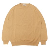 John Laing（ジョンレイン）CASHMERE KNIT WEAR CREW NECK（カシミヤニットウェアクルーネック）21G 1PLY/Brown Sugar（ブラウンシュガー）