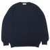 画像1: John Laing（ジョンレイン）CASHMERE KNIT WEAR CREW NECK（カシミヤニットウェアクルーネック）21G 1PLY/T&D Navy（T&Dネイビー） (1)